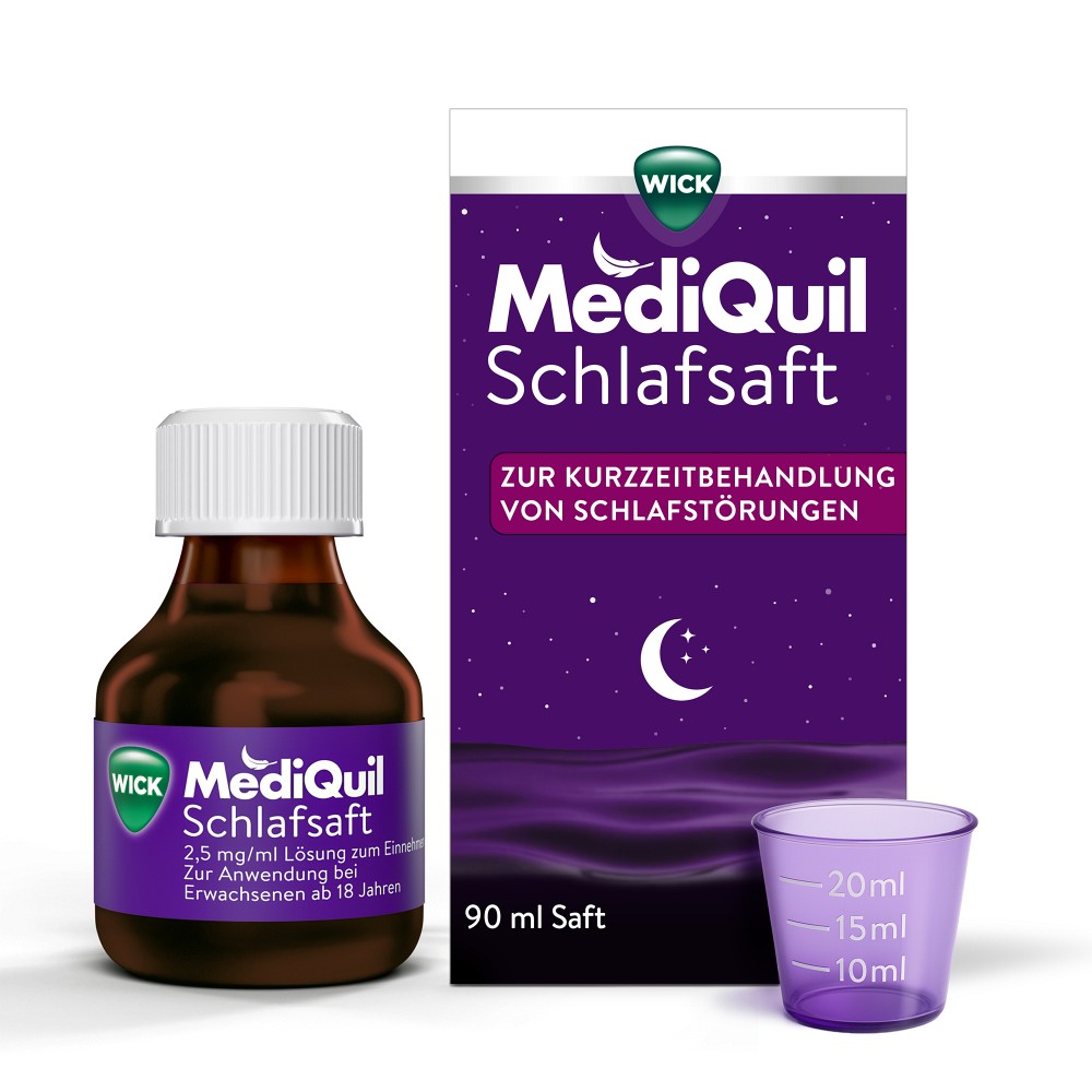 WICK MediQuil Schlafsaft 2,5 mg/ml Lsg.z.Einnehmen