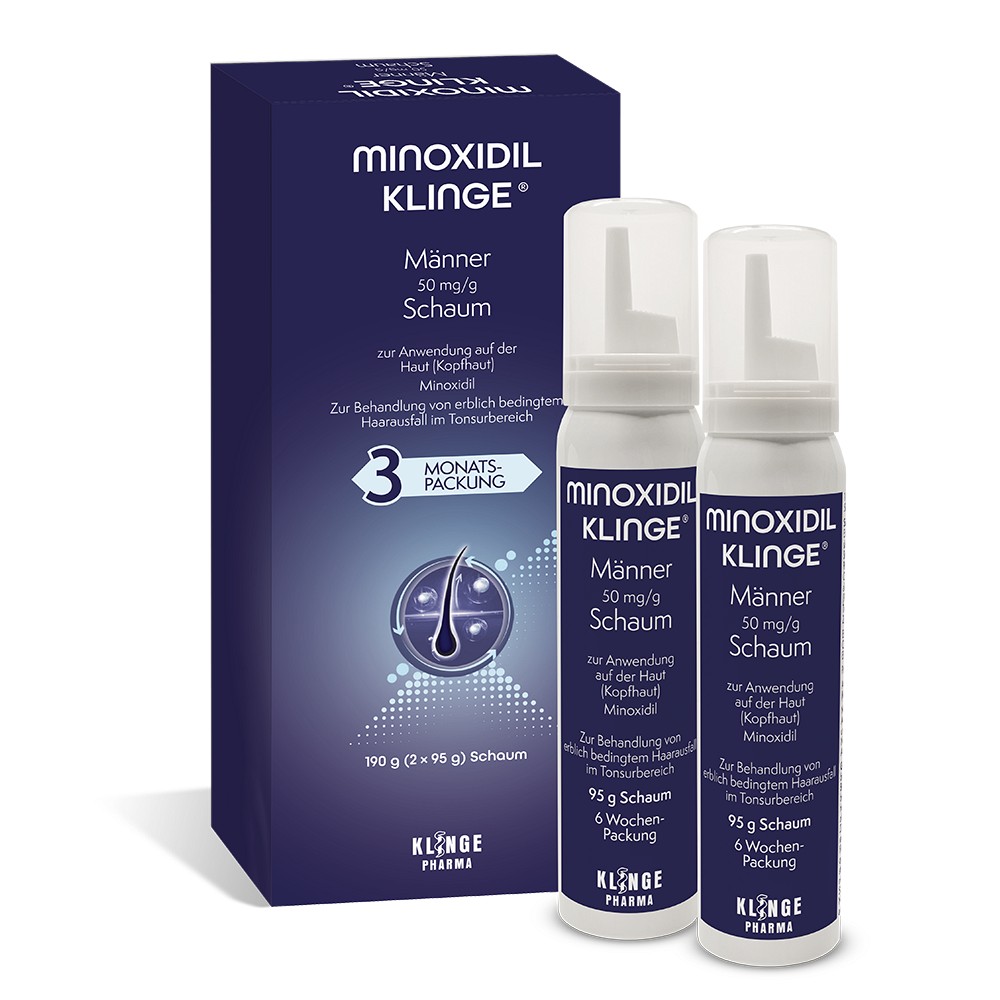 MINOXIDIL Klinge Männer 50 mg/g Schaum - 190g