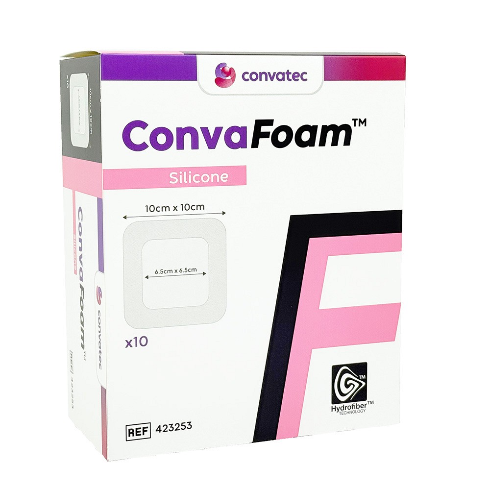 CONVAFOAM Silicone Verband 10x10 cm