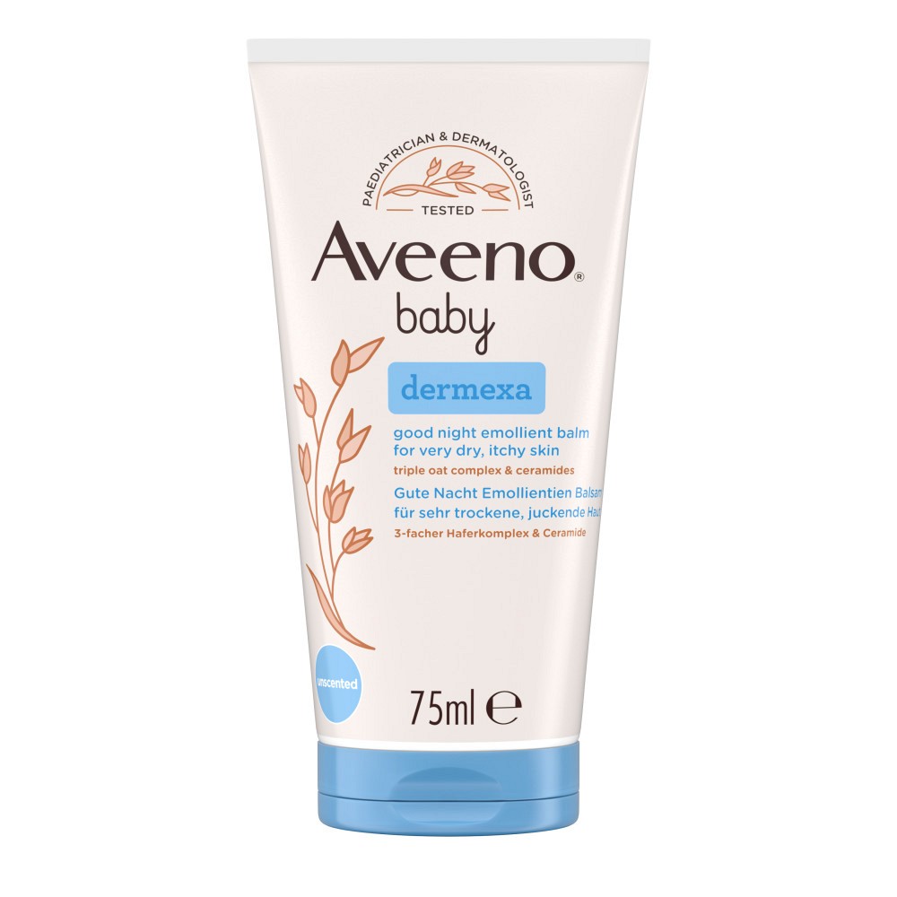 AVEENO baby Dermexa Gute Nacht Emollientien Balsam - 75ml - Alles für das Kind