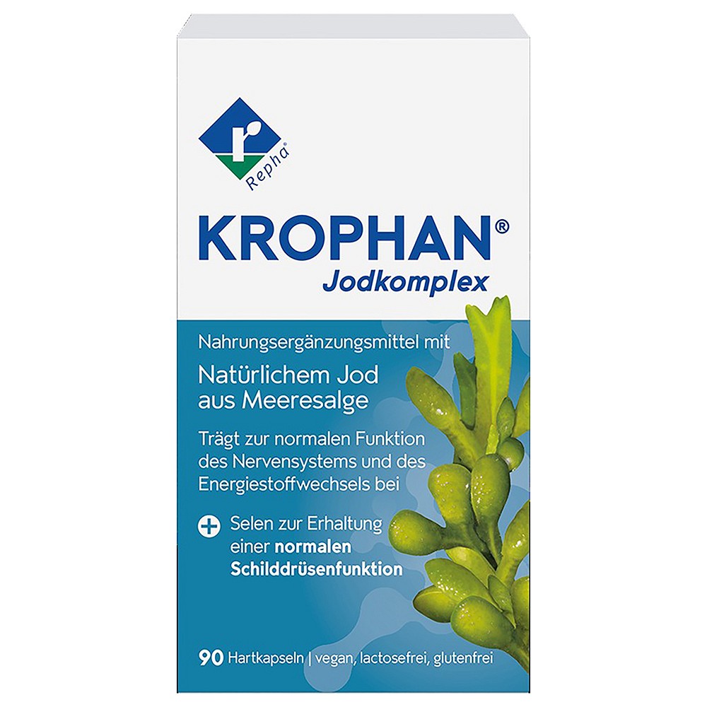 KROPHAN Jodkomplex Hartkapseln - 90St