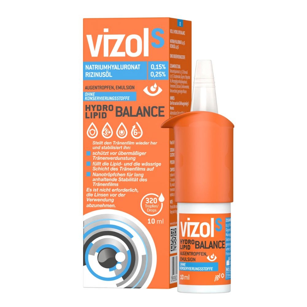 VIZOL S HYDRO LIPID BALANCE Augentropfen VIZOL S HYDRO LIPID BALANCE Augentropfen
