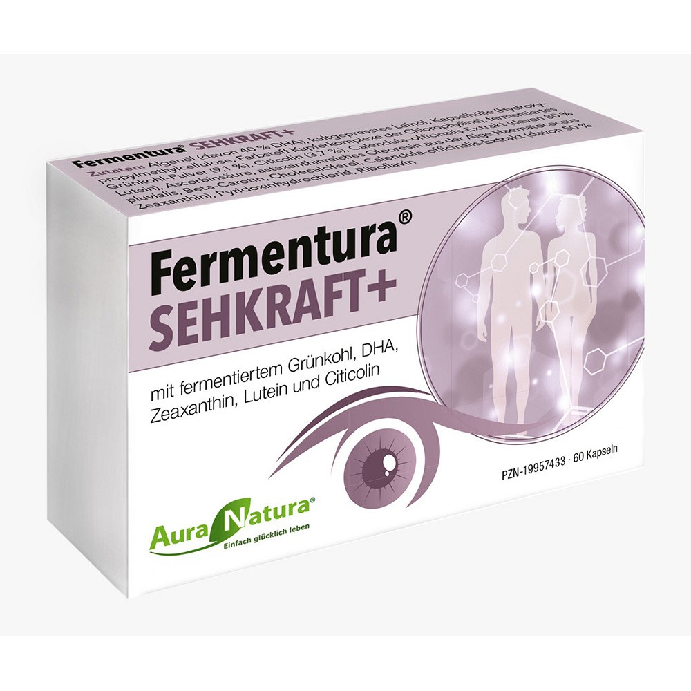 AURANATURA Fermentura Sehkraft+ Kapseln - 60St - Für Frauen & Männer