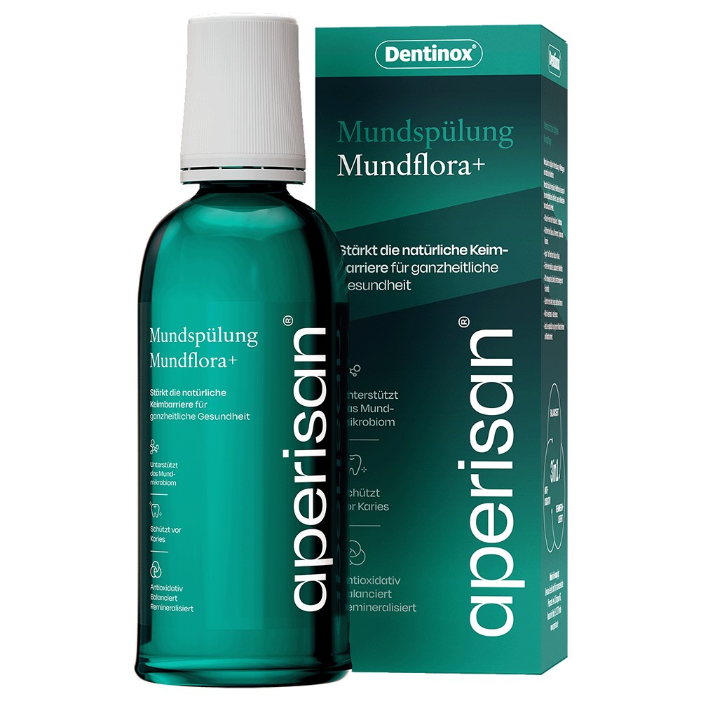 APERISAN Mundspülung Mundflora+ - 400ml - Zahn- & Mundpflege
