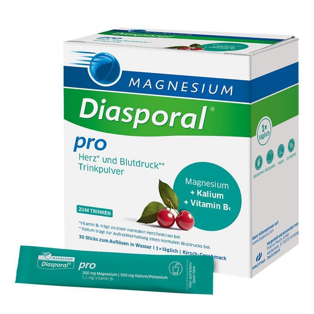 MAGNESIUM DIASPORAL pro Herz und Blutdruck Pulver