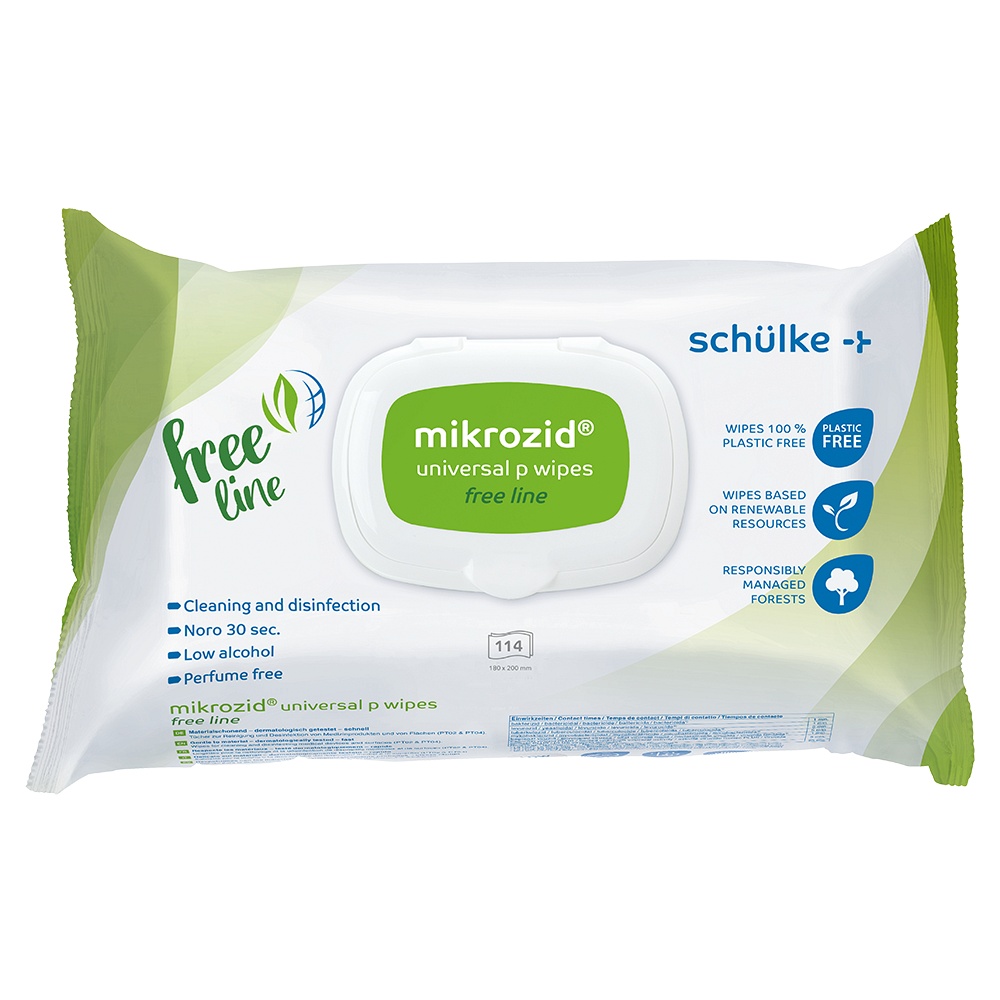 MIKROZID universal p wipes free line Flächendesinf