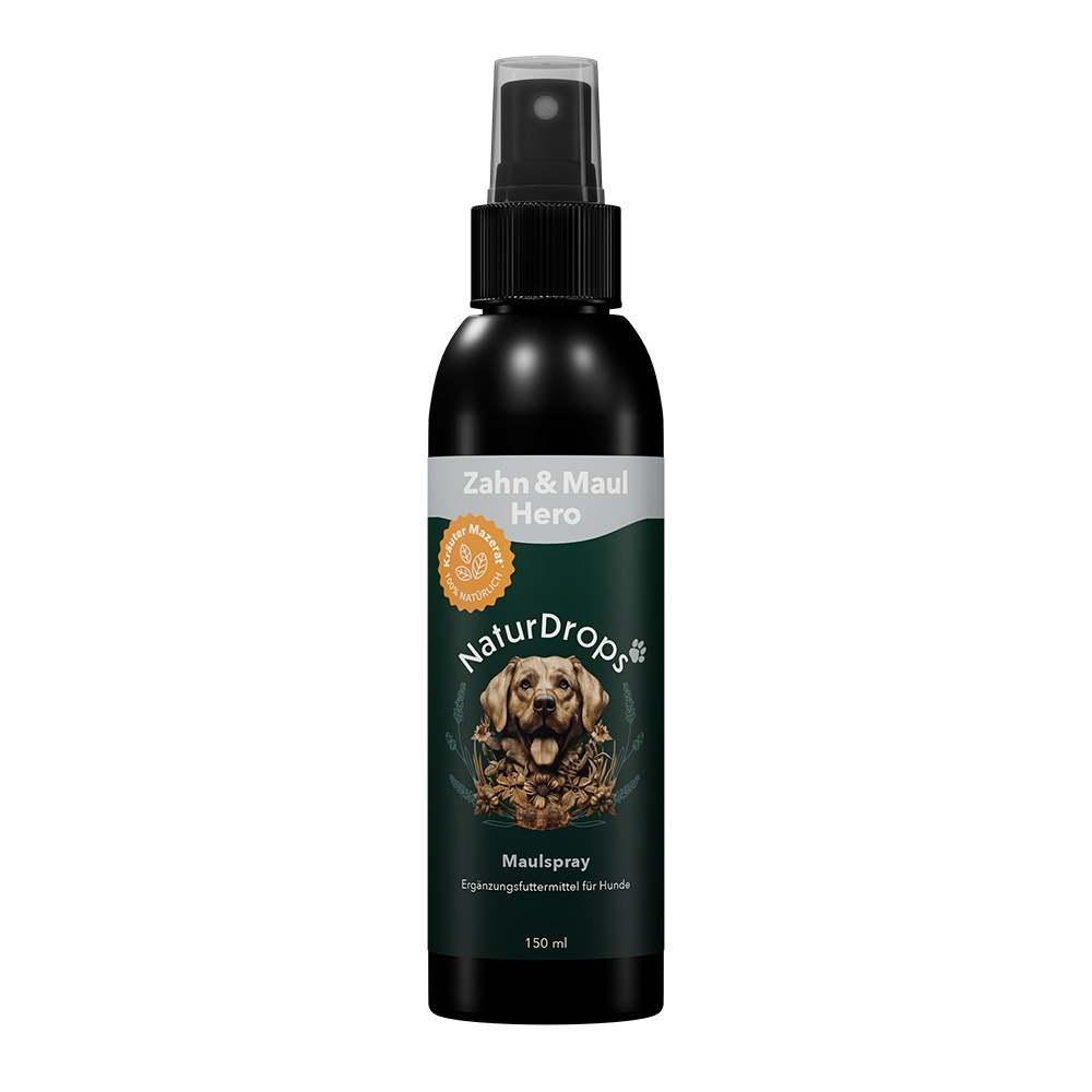 NATURDROPS Zahn & Maul Hero Spray f.Hunde