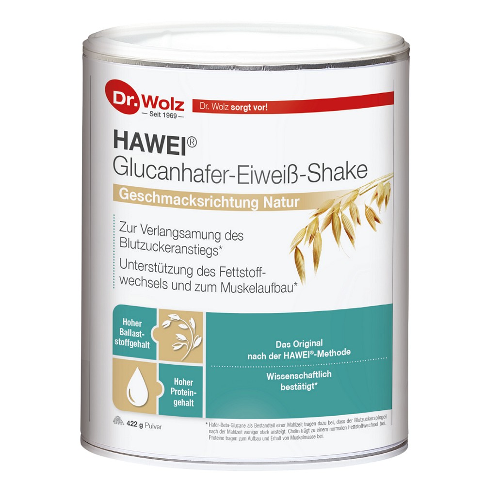 HAWEI Glucanhafer-Eiweiß-Shake natur Pulver - 422g