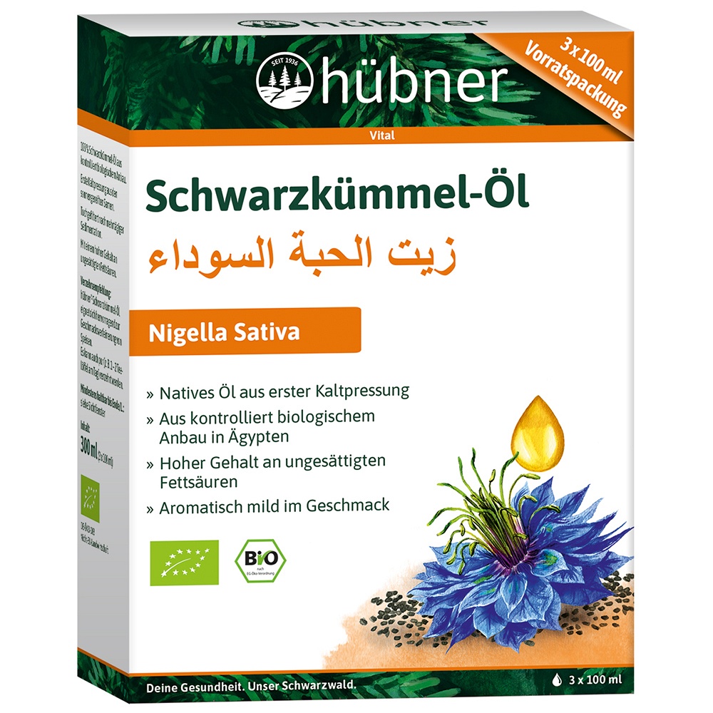 HÜBNER Schwarzkümmel-Öl Bio DE-ÖKO-003