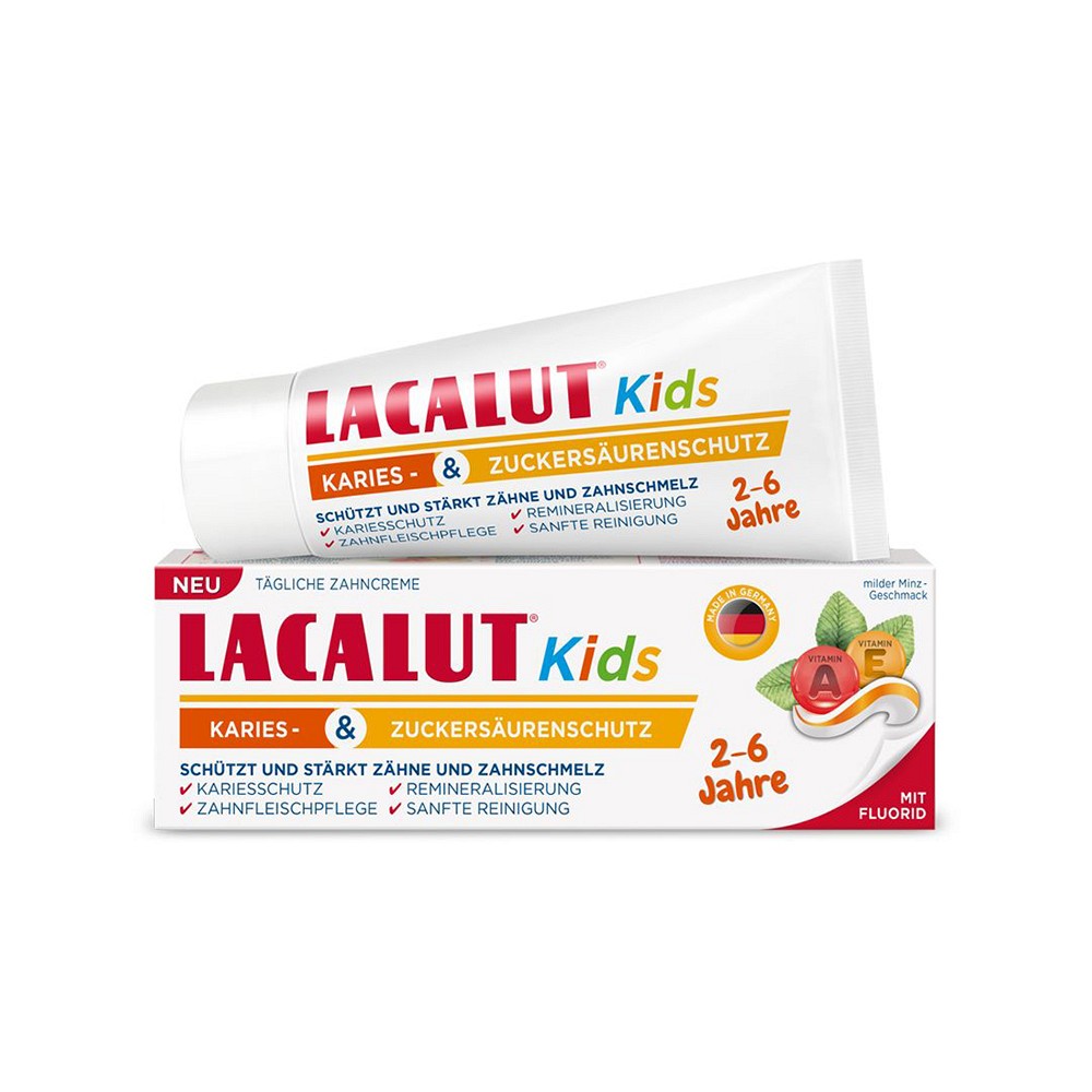 LACALUT Kids Karies & Zuckersäurenschutz 2-6 Jahre - 55ml