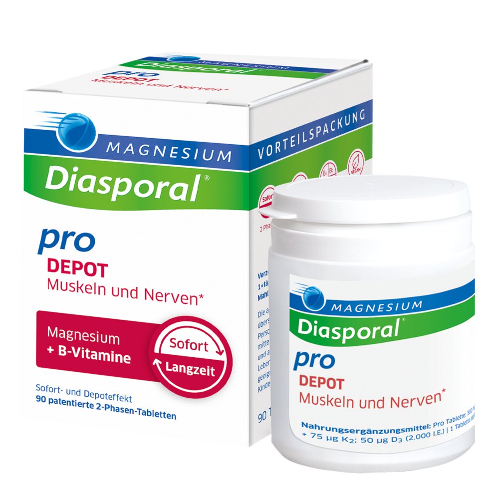 MAGNESIUM DIASPORAL pro+B-Vit.DEPOT Musk.+Nerv.Tab