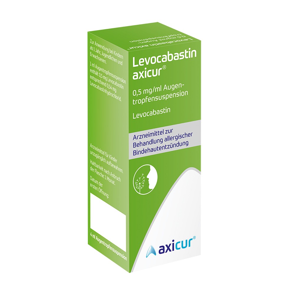 LEVOCABASTIN axicur 0,5 mg/ml Augentropfensusp. - 4ml