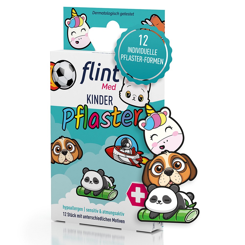 FLINT Med Kinder Pflaster 13x22mm hypoallerg.sens. - 12St - Pflaster