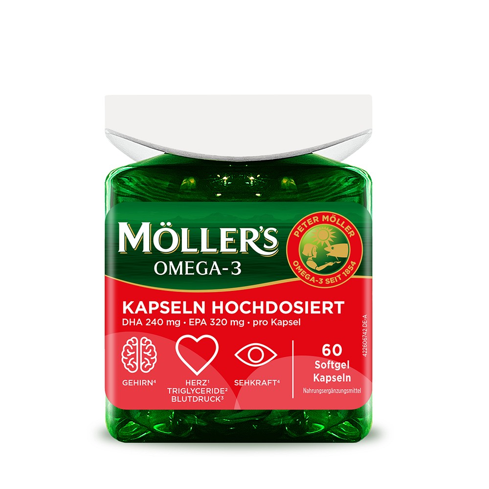 MÖLLER'S Omega-3 Kapseln hochdosiert