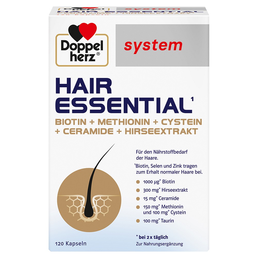 DOPPELHERZ Hair Essential system Kapseln - 120St
