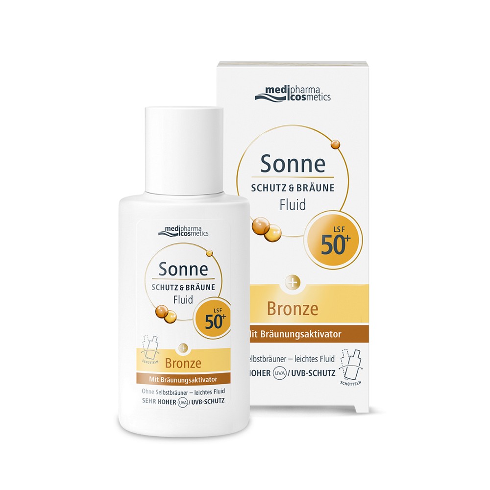 SONNE Schutz & Bräune Fluid bronze LSF 50+ - 50ml