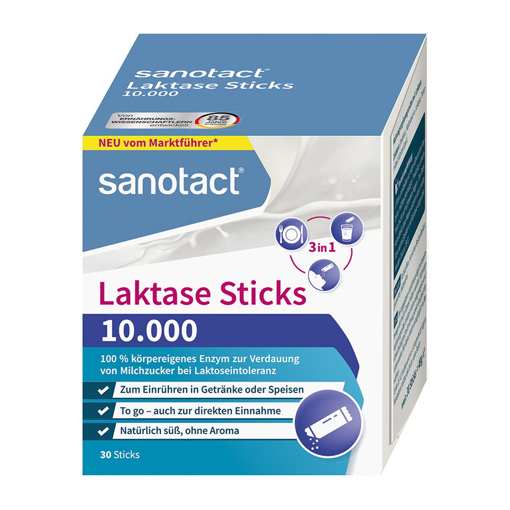SANOTACT Laktase 10.000 FCC Sticks