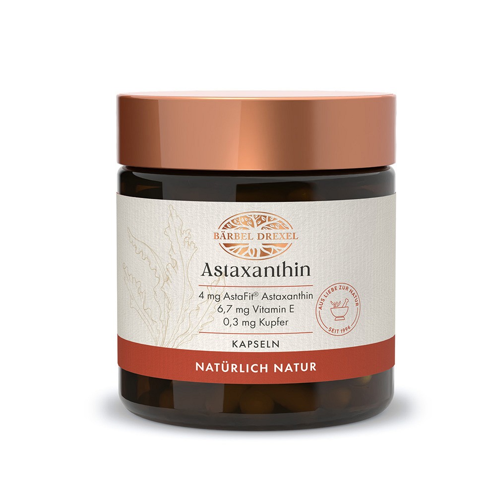 ASTAXANTHIN 4 mg+Vitamin E+Kupfer vegan Kapseln - 100St