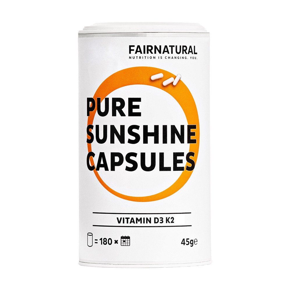 FAIRNATURAL Vitamin D3 2500 I.E.+K2 MK-7 all-trans - 90St - Gelenk-& Muskelschmerzen