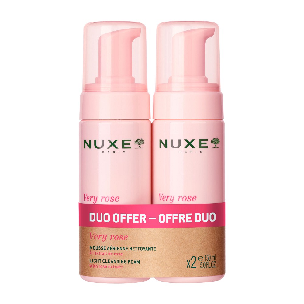 NUXE Very Rose Reinigungsschaum Duo - 2X150ml - Hautreinigung