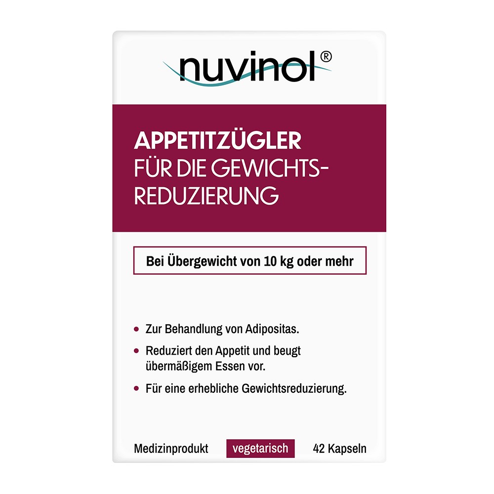 NUVINOL Appetitzügler f.die Gewichtsreduzier.Kaps.