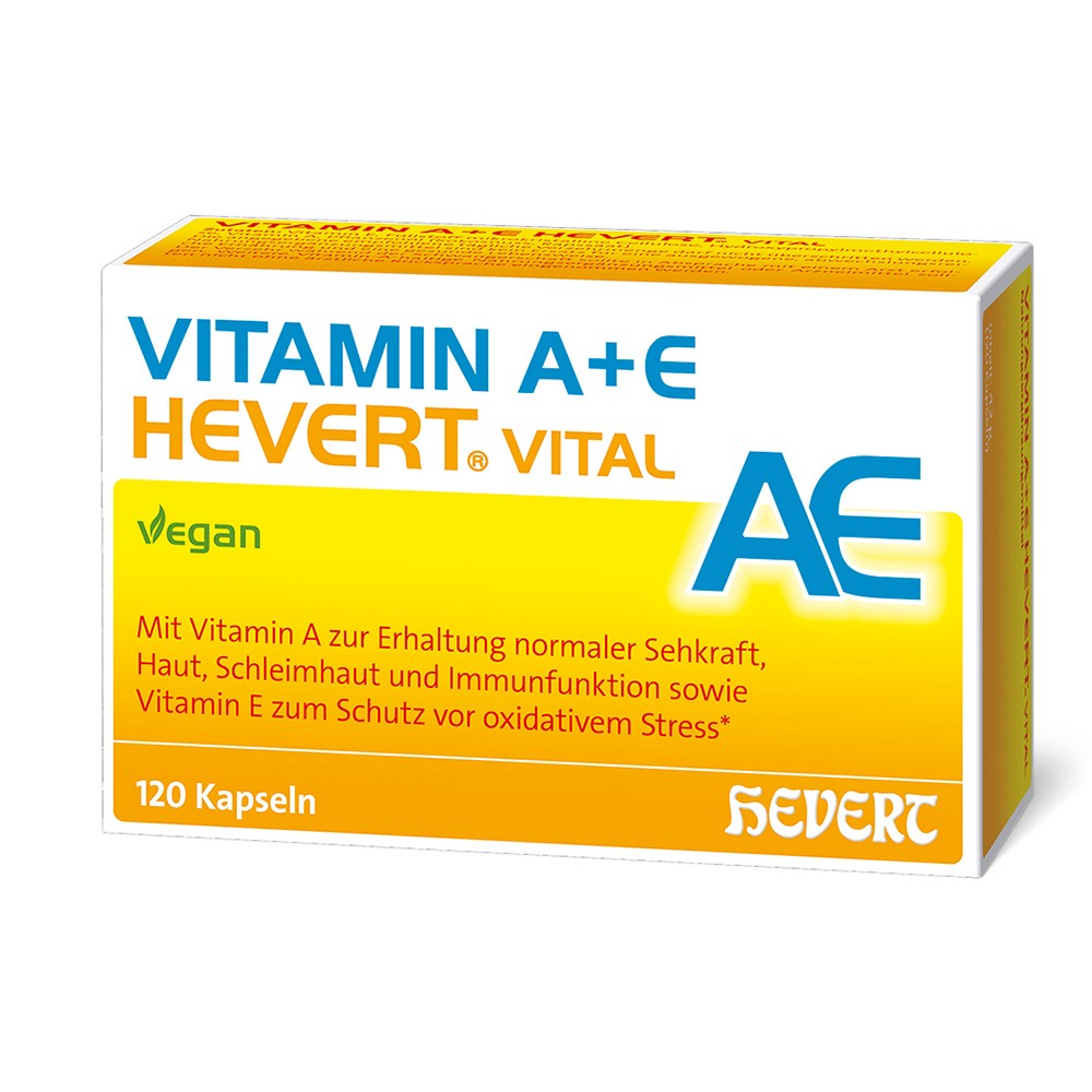 VITAMIN A+E Hevert Vital Kapseln - 120St