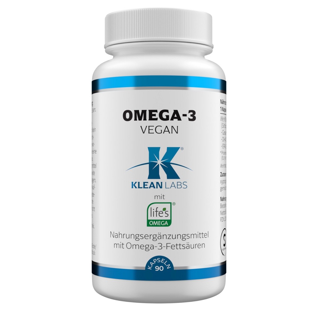 OMEGA-3 VEGAN KLEAN LABS Kapseln - 90St