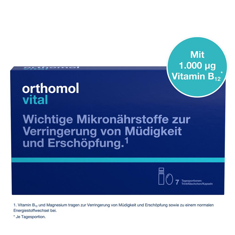 ORTHOMOL Vital Trinkfläschchen/Kapseln Kombipack. - 7St