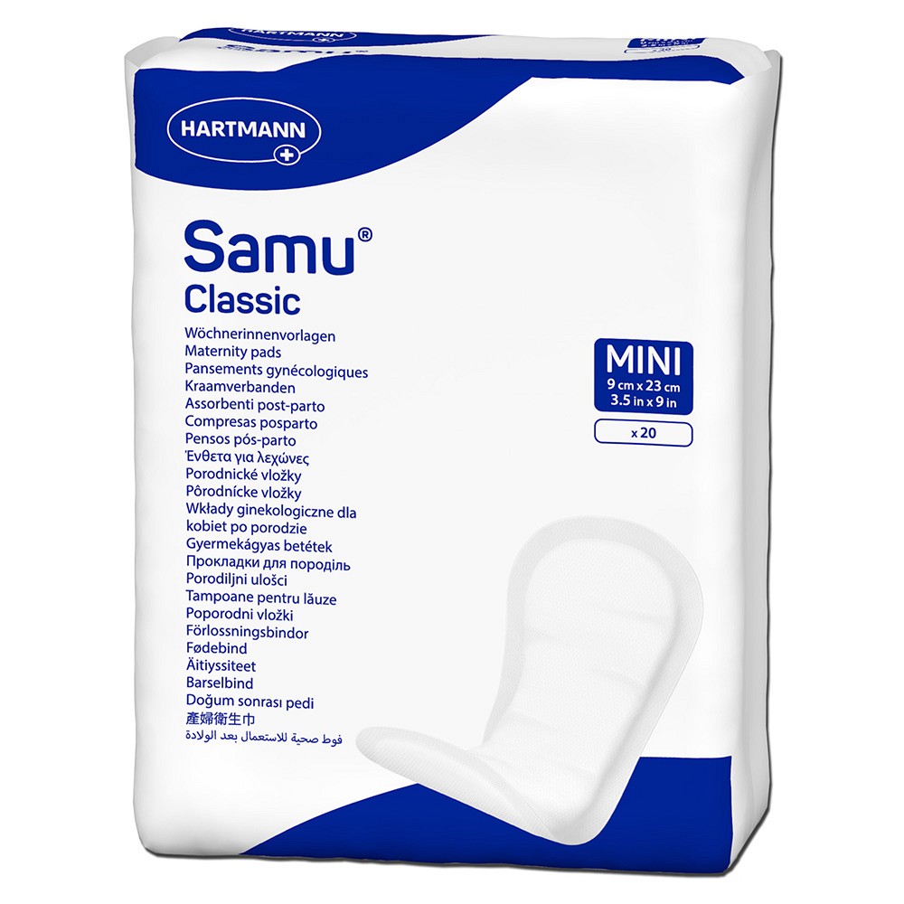 SAMU Wöchnerinnen Vorlagen Classic mini 9x23 cm - 20St