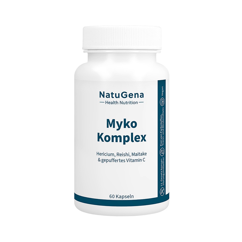 MYKO-KOMPLEX Reishi+Maitake+Vitamin C Kapseln - 60St