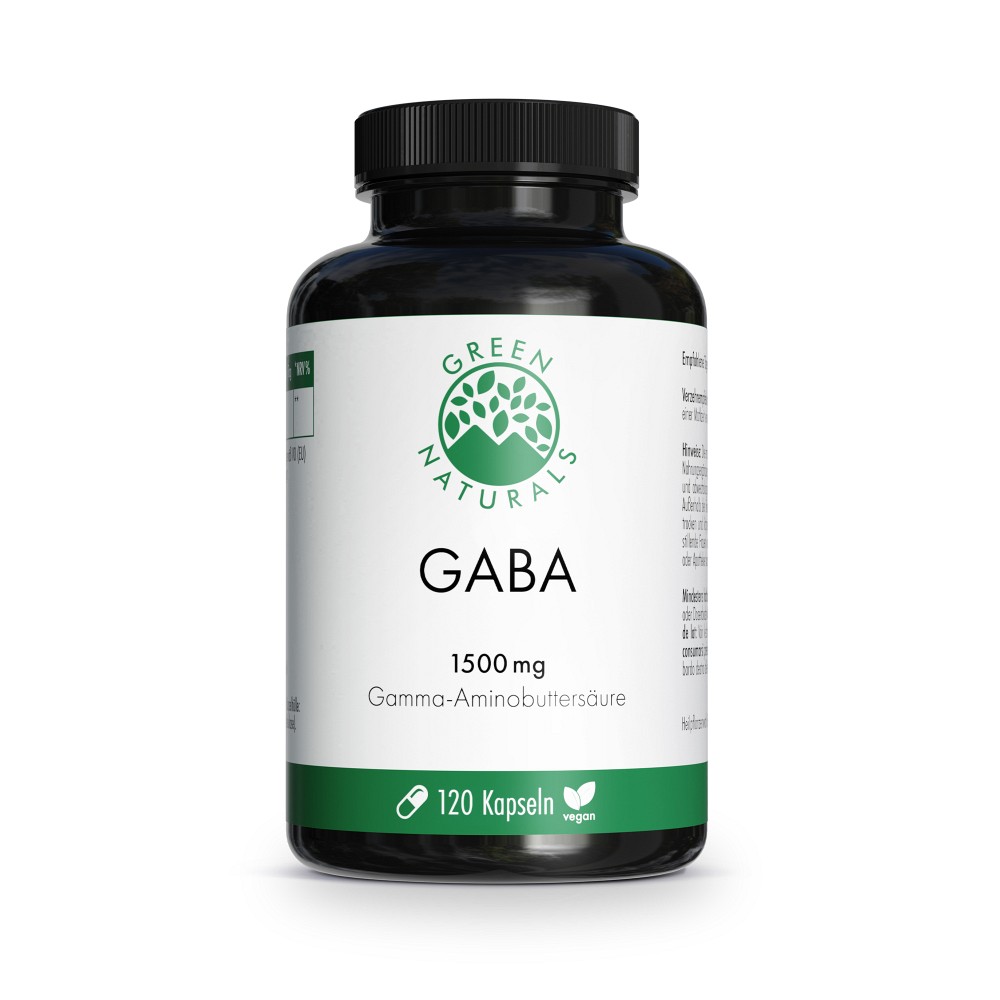 GREEN NATURALS GABA 1500 mg vegan Kapseln