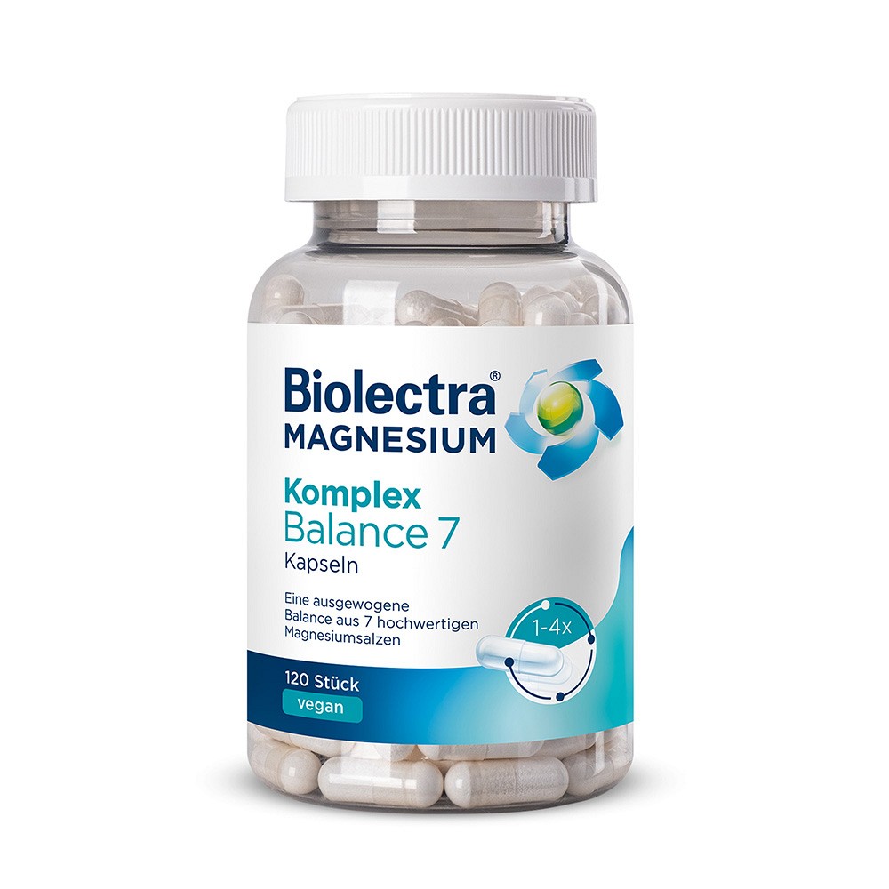 BIOLECTRA Magnesium Komplex Balance 7 Kapseln - 120St
