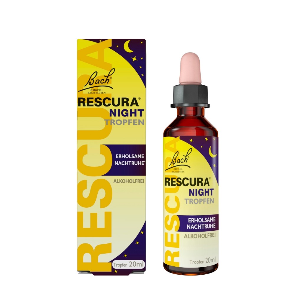 BACHBLÜTEN Rescura Night Tropfen alkoholfrei - 20ml