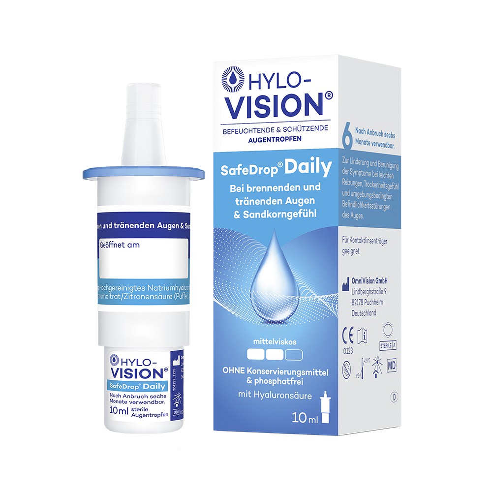 HYLO-VISION SafeDrop Daily Augentropfen - 10ml