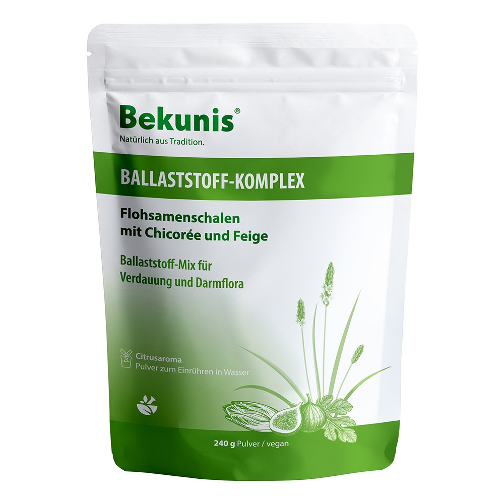 BEKUNIS Ballaststoff-Komplex mit Flohsamenschalen - 240g