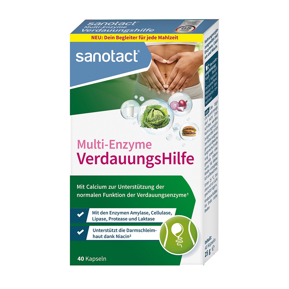 SANOTACT VerdauungsHilfe Kapseln - 40St