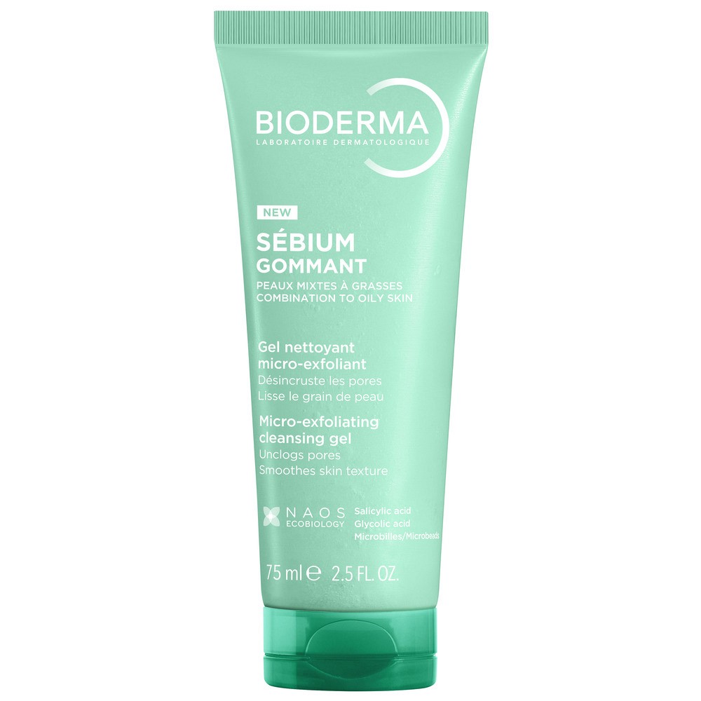 BIODERMA Sebium Gommant Peeling Gel - 75ml - Empfindliche Haut