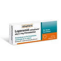 LOPERAMID-ratiopharm akut 2 mg Filmtabletten