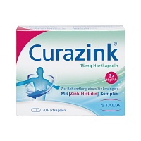 CURAZINK Hartkapseln - 20St - Selen & Zink