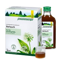 BÄRLAUCH SAFT Schoenenberger Heilpflanzensäfte