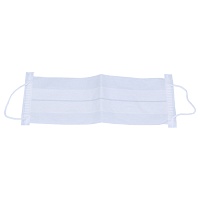 MUNDSCHUTZ PAPIERVLIES m.Gummiband weiß