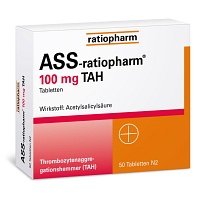 ASS-ratiopharm 100 mg TAH Tabletten
