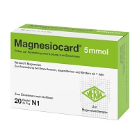 MAGNESIOCARD 5 mmol Plv.z.Her.e.Lsg.z.Einnehmen - 20St