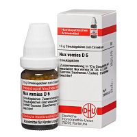 NUX VOMICA D 6 Globuli