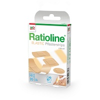 RATIOLINE elastic Pflasterstrips in 4 Größen