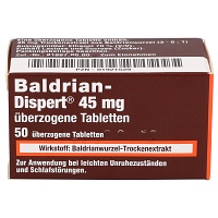 BALDRIAN DISPERT 45 mg überzogene Tabletten - 50St - Unruhe & Schlafstörungen