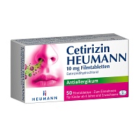 CETIRIZIN Heumann 10 mg Filmtabletten