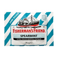 FISHERMANS FRIEND Spearmint ohne Zucker Pastillen