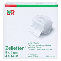 ZELLETTEN Tupfer 4x5 cm unsteril Rolle