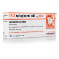 IBU-RATIOPHARM 400 mg akut Schmerztbl.Filmtabl.